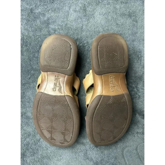 Dansko Eve Aztec Sun Women's  Brown Leather Slip On Sandals EU 36/ US 5.5-6 - Picture 8 of 16